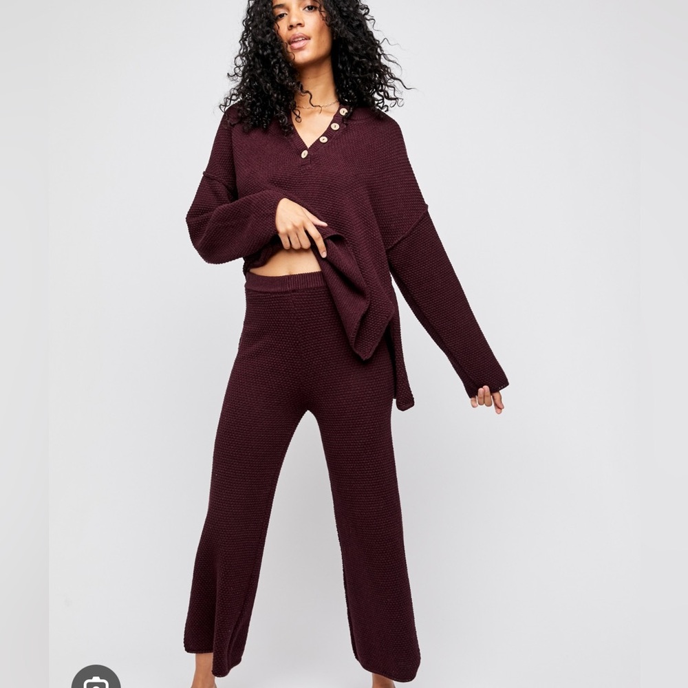 Free People Hailee sweater set - sweater and pants!